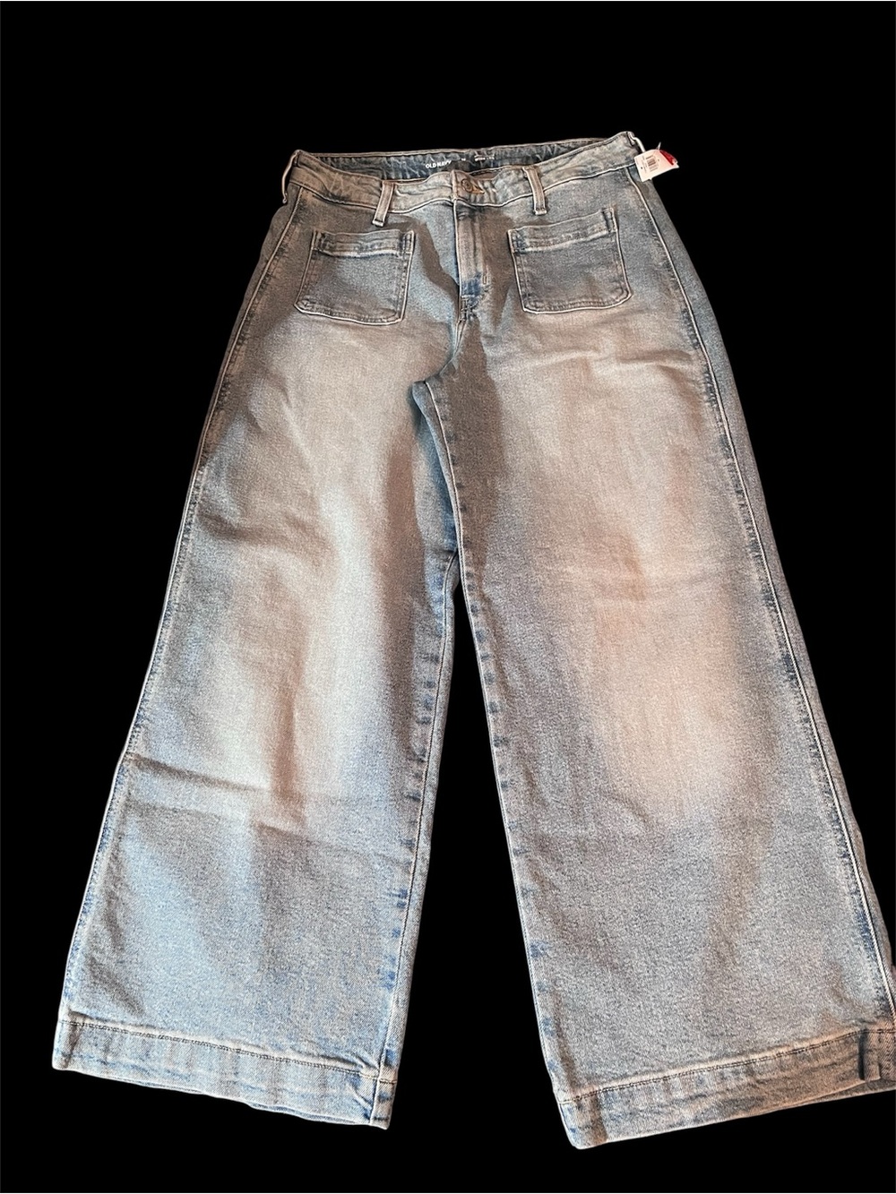 Wide Leg Women's Jeans in Light Blue